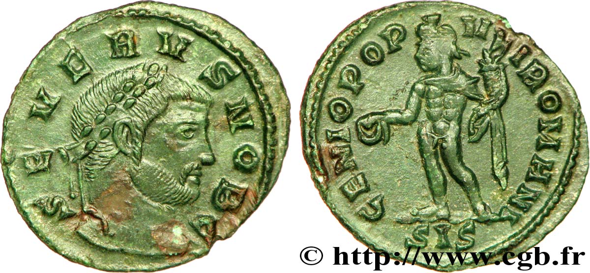 SEVERUS II Quart de follis ou “denier” AU