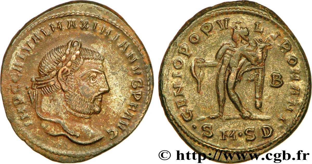 GALERIUS Follis ou nummus VZ