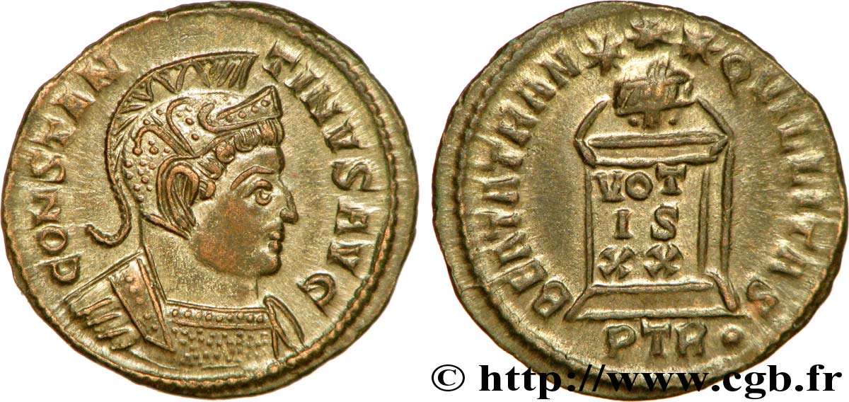 COSTANTINO I IL GRANDE Centenionalis ou nummus FDC