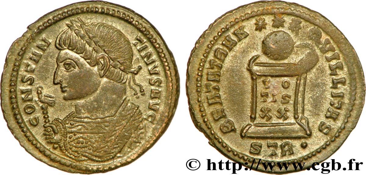 COSTANTINO I IL GRANDE Centenionalis ou nummus FDC/SPL