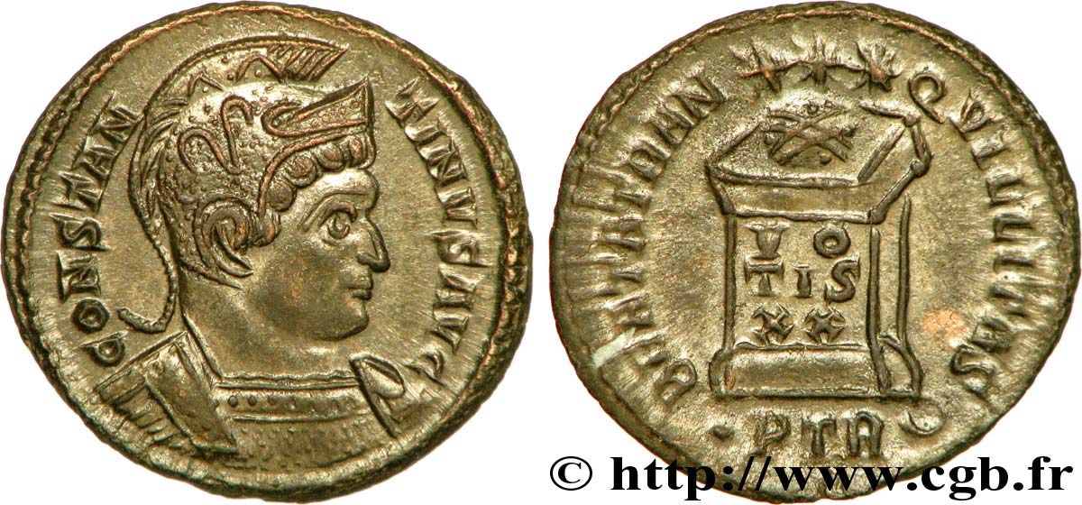 CONSTANTINUS I DER GROßE Centenionalis ou nummus ST