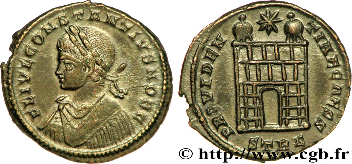 CONSTANTIUS II Centenionalis ou nummus ST