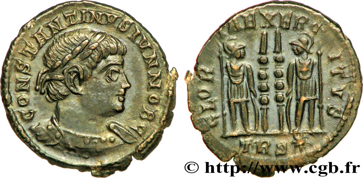 CONSTANTINUS II Centenionalis ou nummus ST