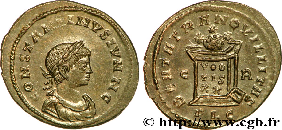 CONSTANTINO II Centenionalis ou nummus FDC