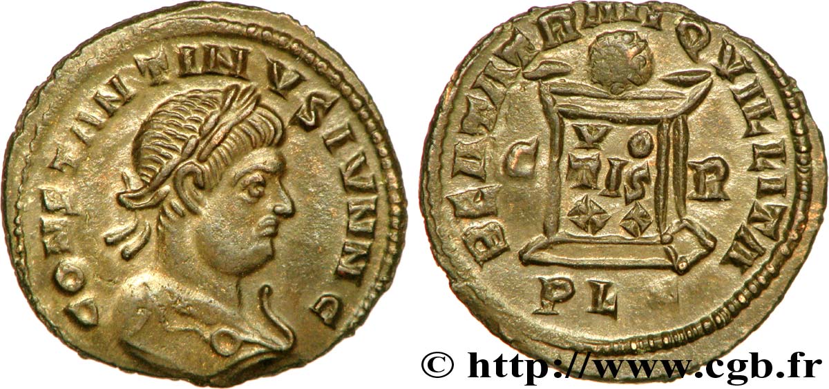 CONSTANTIN II Centenionalis ou nummus FDC