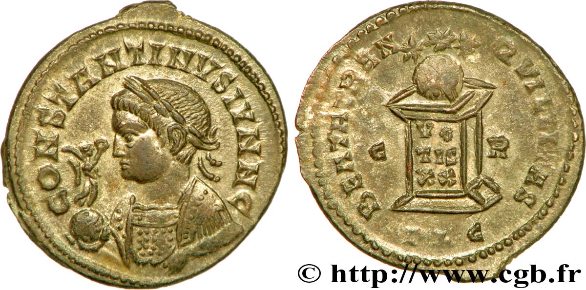 COSTANTINO II Centenionalis ou nummus MS