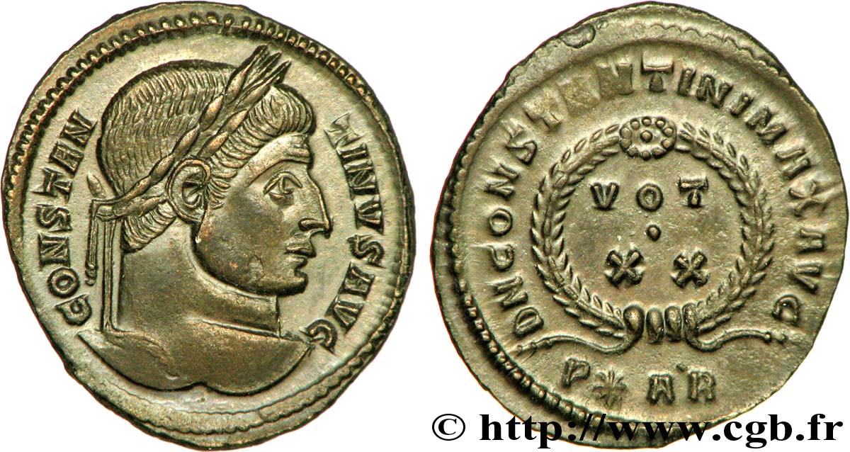 COSTANTINO I IL GRANDE Centenionalis ou nummus MS