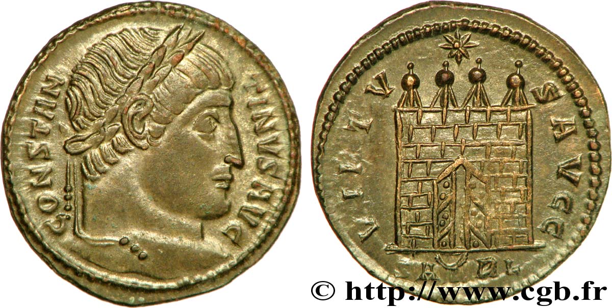 COSTANTINO I IL GRANDE Centenionalis ou nummus FDC