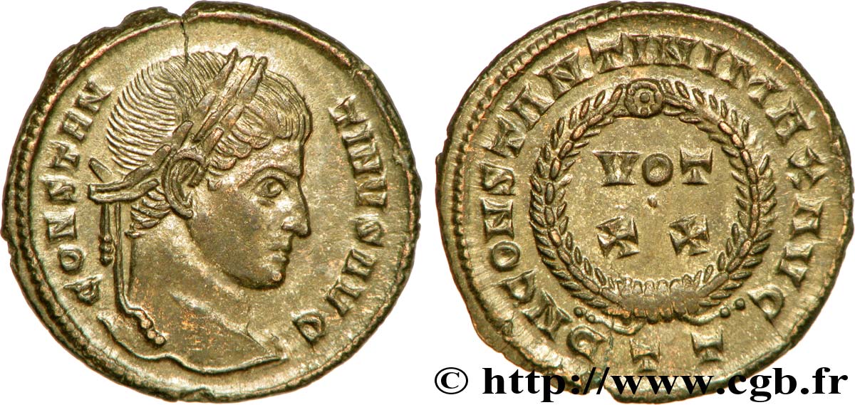 CONSTANTINE I THE GREAT Centenionalis ou nummus MS