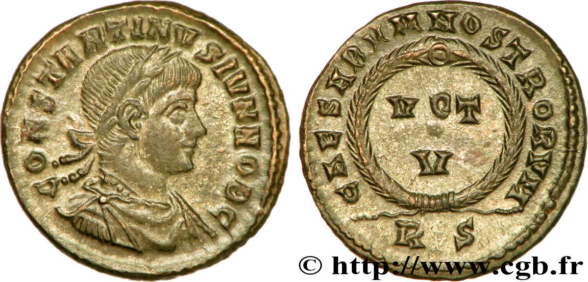 CONSTANTINUS II Centenionalis ou nummus ST