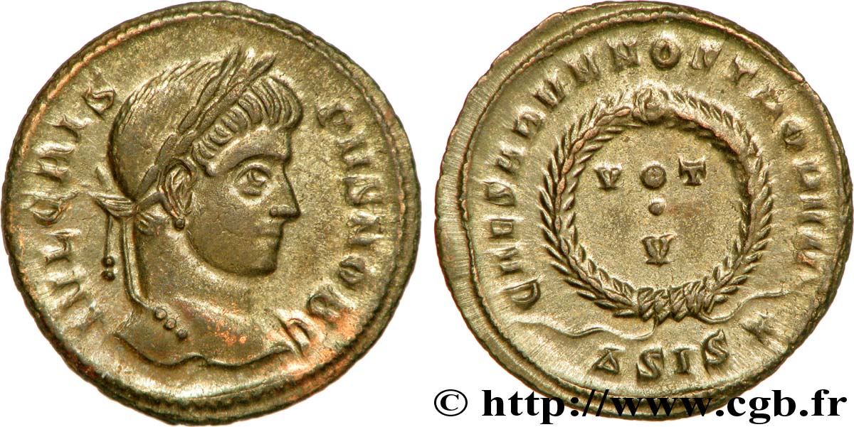 CRISPUS Centenionalis ou nummus FDC
