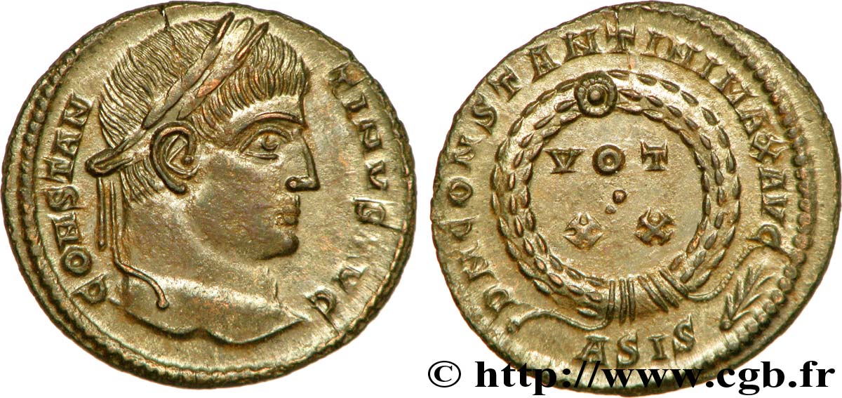 COSTANTINO I IL GRANDE Centenionalis ou nummus FDC