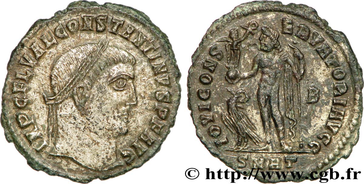 CONSTANTINO I EL MAGNO Follis ou nummus SC