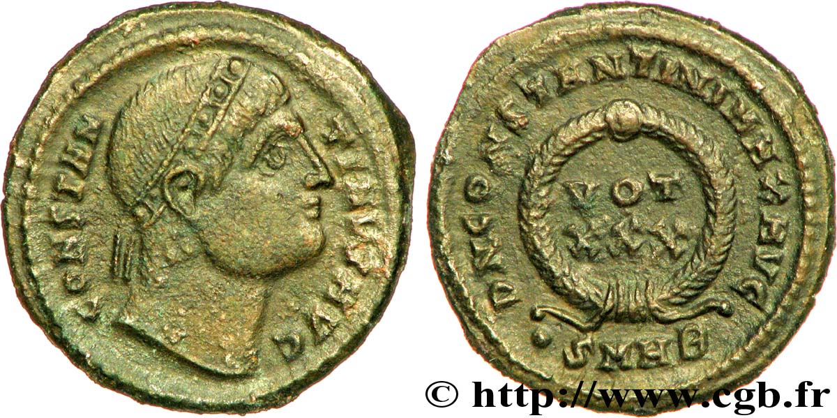 CONSTANTINE I THE GREAT Centenionalis ou nummus AU