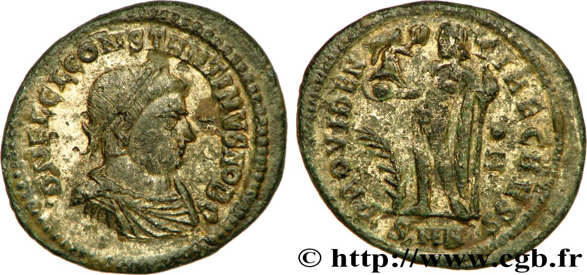 COSTANTINO II Centenionalis ou nummus MS