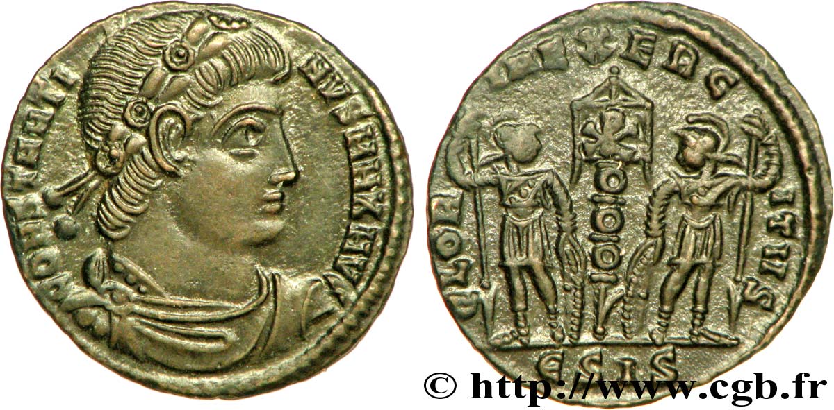 COSTANTINO II Centenionalis ou nummus MS