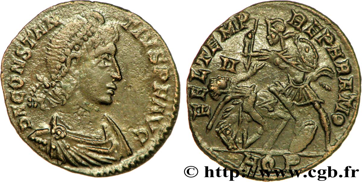 CONSTANTIUS II Maiorina, (MB, Æ 2) MS