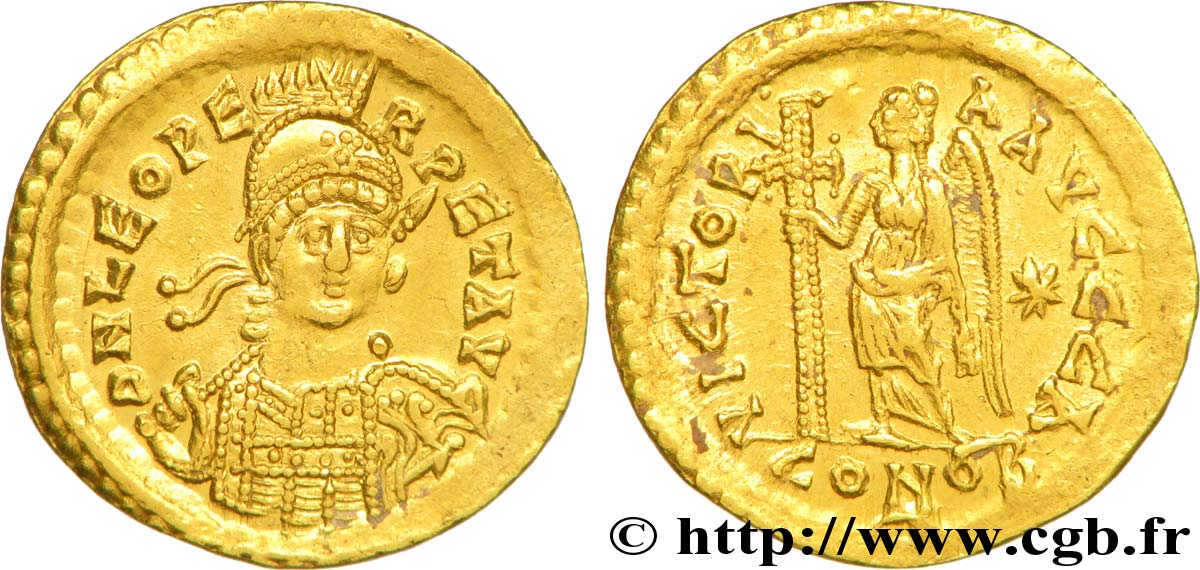 LEONE I Solidus MS/SPL