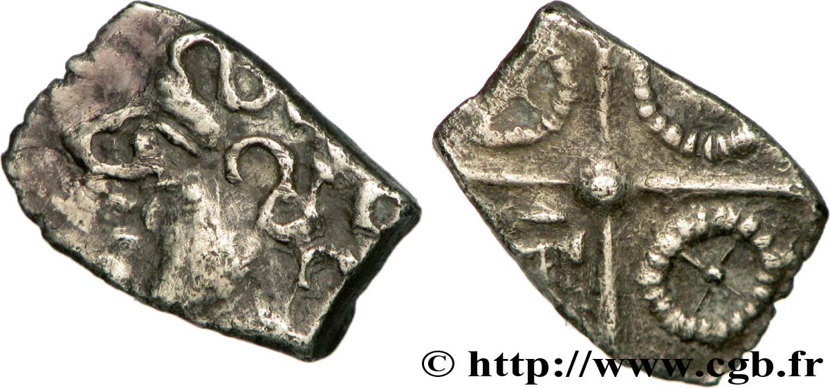 GALLIEN - SÜDWESTGALLIEN - RUTENI (Region die Rodez) Drachme “du type de Goutrens” SS