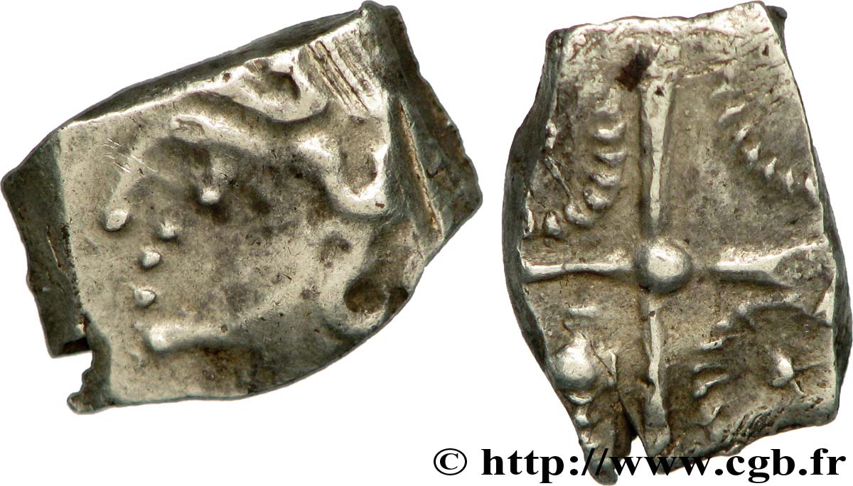 GALLIA - SUDOVESTE DELLA GALLIA - RUTENI (Regione di Rodez) Drachme “du type de Goutrens” XF