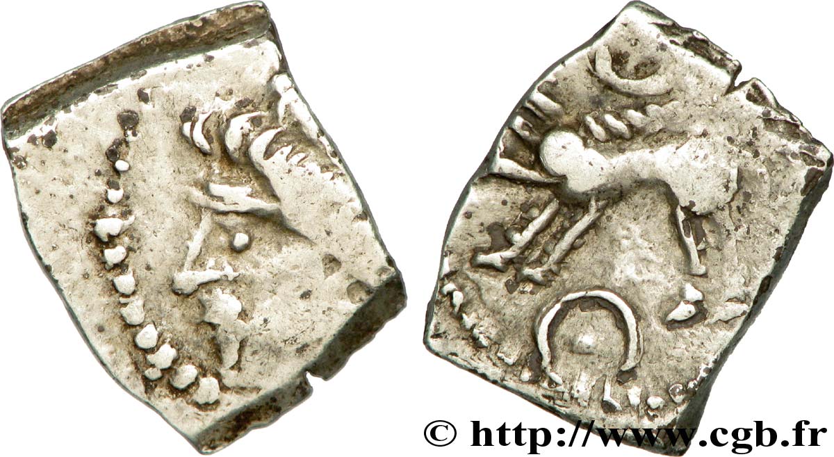 GALLIA - SOUTH WESTERN GAUL - RUTENI (Area of Rodez) Drachme “au sanglier”, “type de Fouzilhon” XF/AU