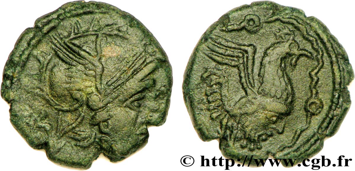 GALLIA - BELGICA - BELLOVACI (Región de Beauvais) Bronze au coq, “type de Bracquemont” MBC/SC