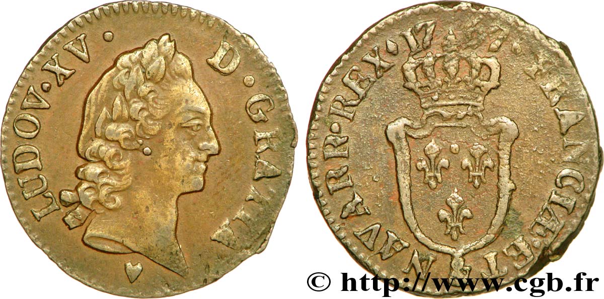 LOUIS XV THE BELOVED Demi-sol d Aix 1767 Aix-en-Provence AU/XF