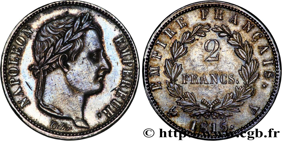 2 francs Cent-Jours 1815 Paris F.256/1 EBC 