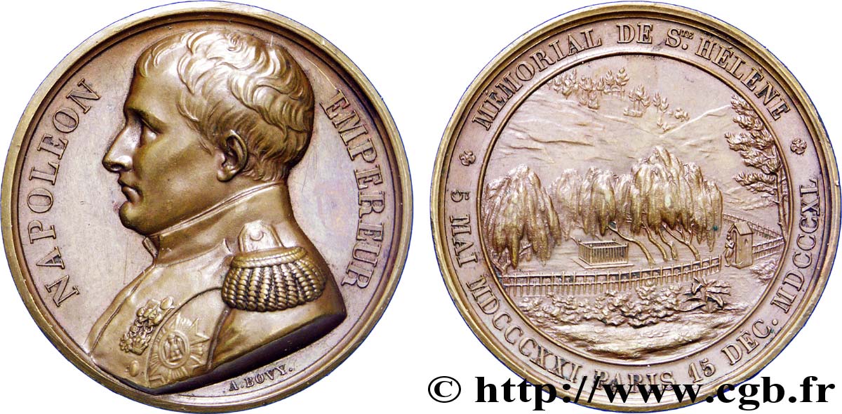 LOUIS-PHILIPPE Ier Médaille BR 41, Mémorial de Sainte-Hélène SUP