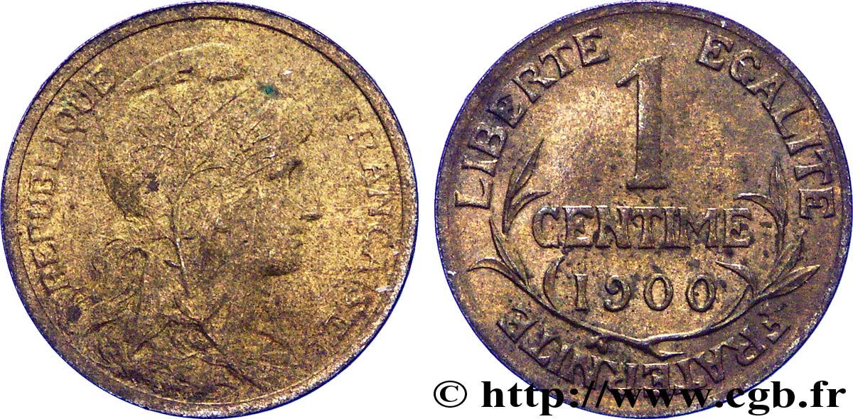 1 centime Daniel-Dupuis 1900  F.105/4 SUP 