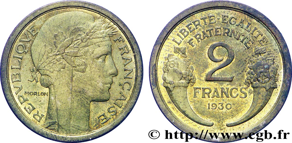 Pré-série de 2 francs Morlon 1930  VG.5263  SUP 