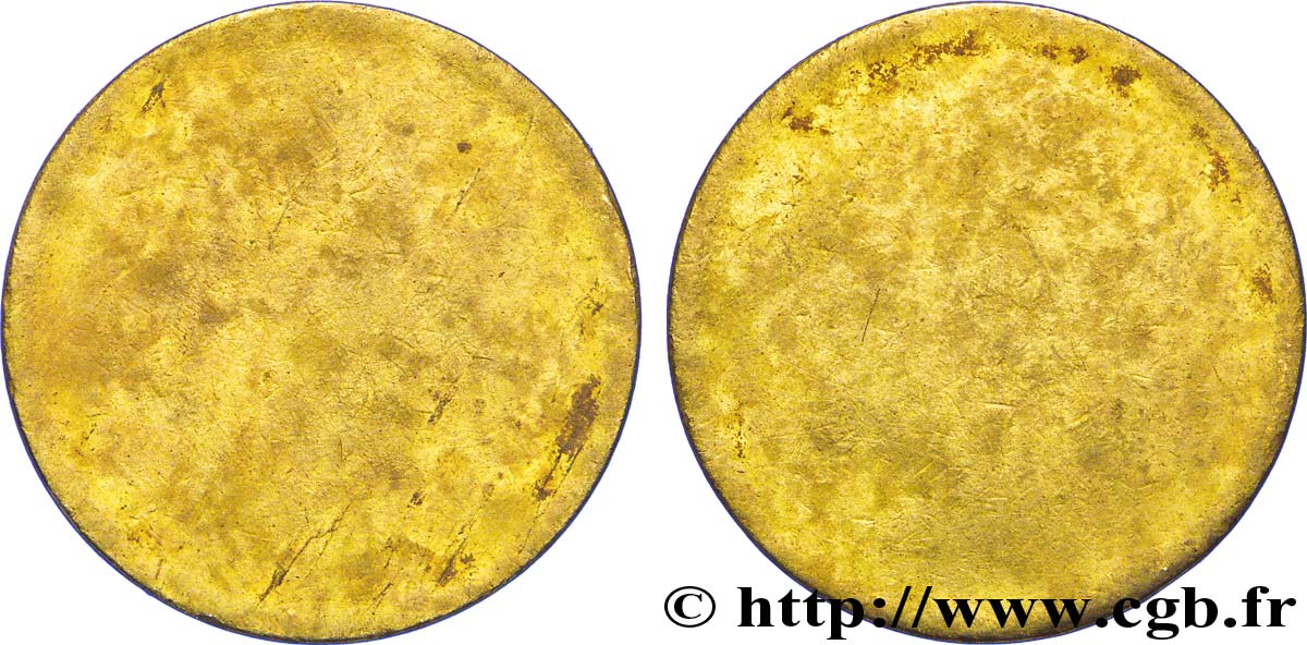 Flan de 5 francs Lavrillier bronze-aluminium n.d.  F.337/- var. TTB 