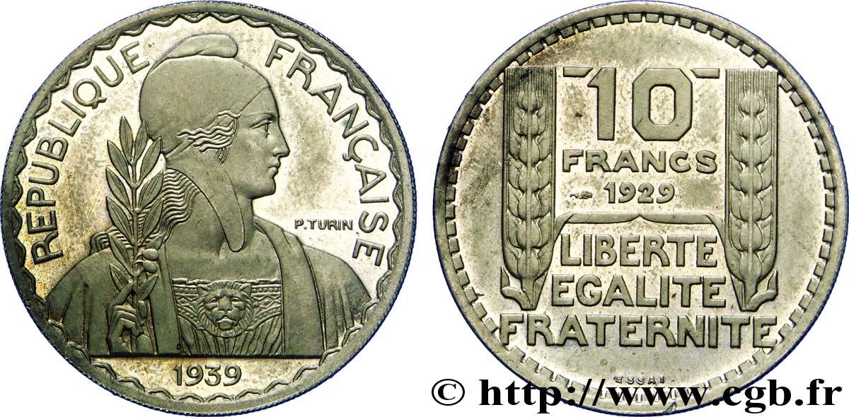 Préparation de la 20 francs Pétain, grand module, poids très lourd, 30 mm, 15 g, hors référence - Essai n.d.  Maz.2606 b SUP 