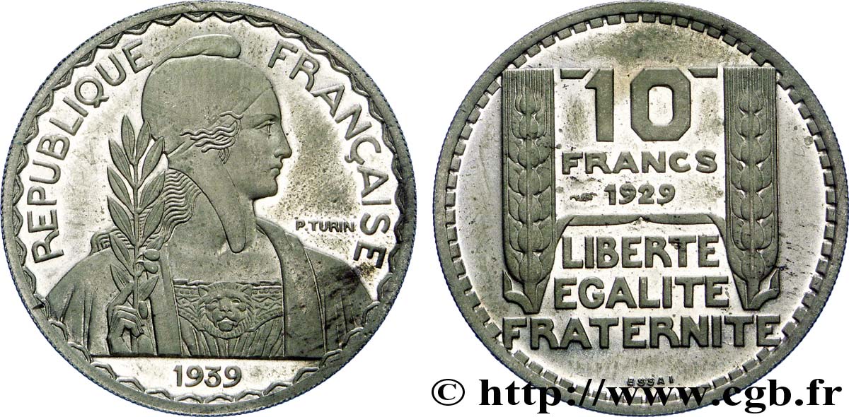 Préparation de la 20 francs Pétain, grand module, 30 mm, 10 g - Essai n.d.  Maz.2606 b fST 