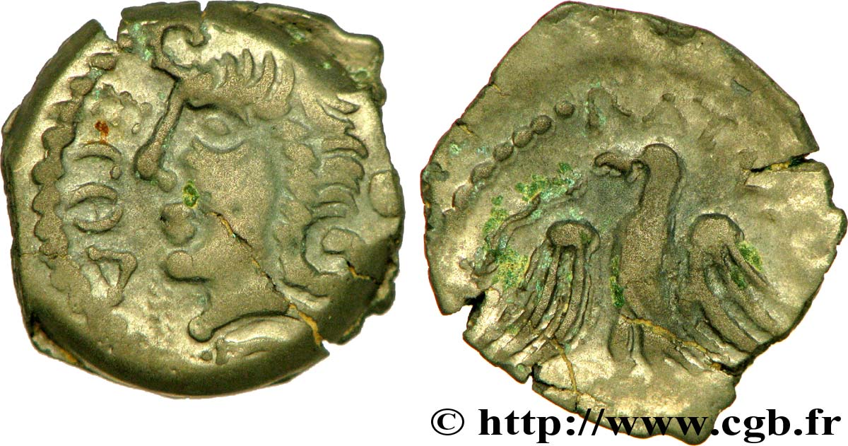 VELIOCASSES (Regione di Normandia) Bronze ECOA - RATVMACIOS, à l’aigle q.SPL