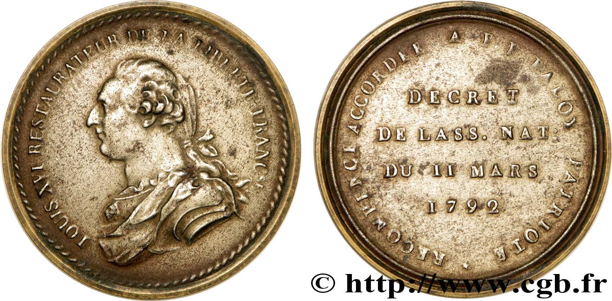CONVENZIONE NAZIONALE Médaille de Palloy q.SPL