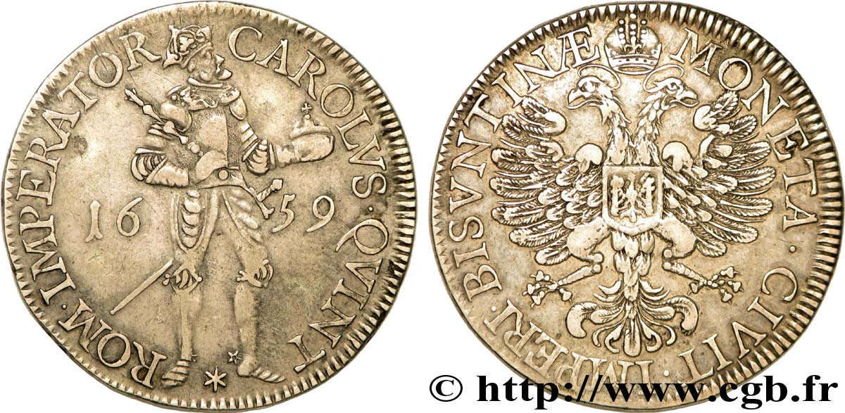 TOWN OF BESANCON - COINAGE STRUCK IN THE NAME OF CHARLES V Daldre AU