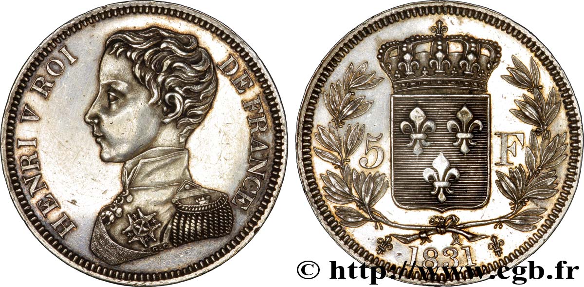 5 francs 1831  VG.2690  EBC 