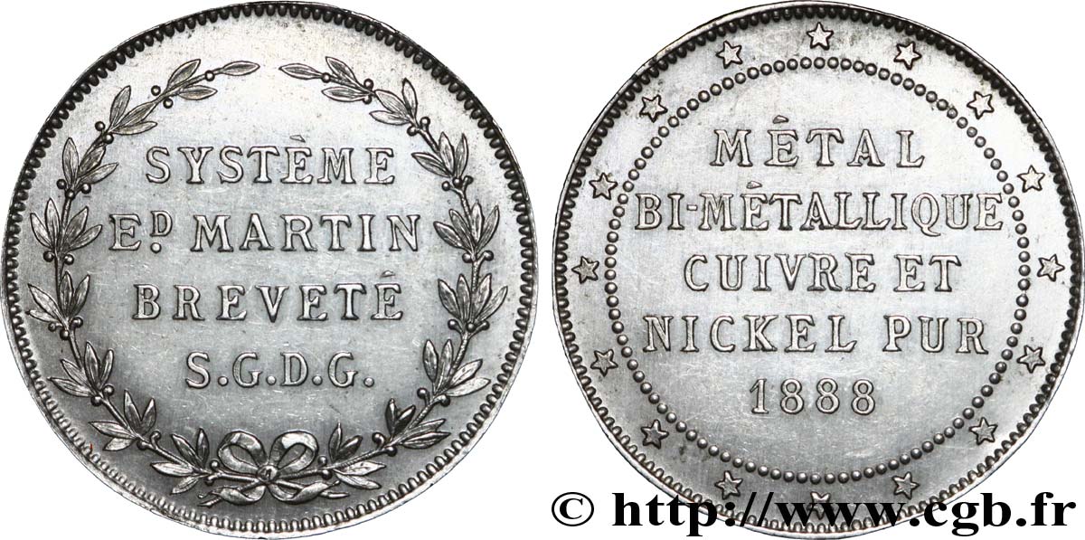 Essai de laminage du système Martin 1888  VG.4075  SUP 