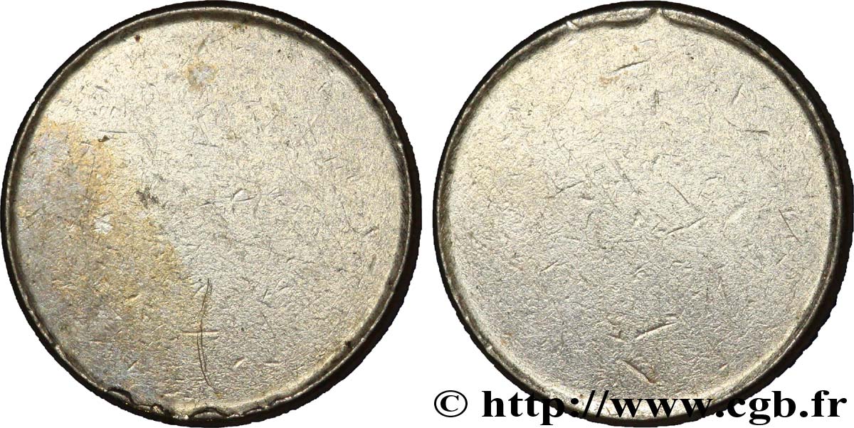 1/2 franc Semeuse, flan définitif cordonné avant frappe n.d. Paris F.198/1 var. TTB 