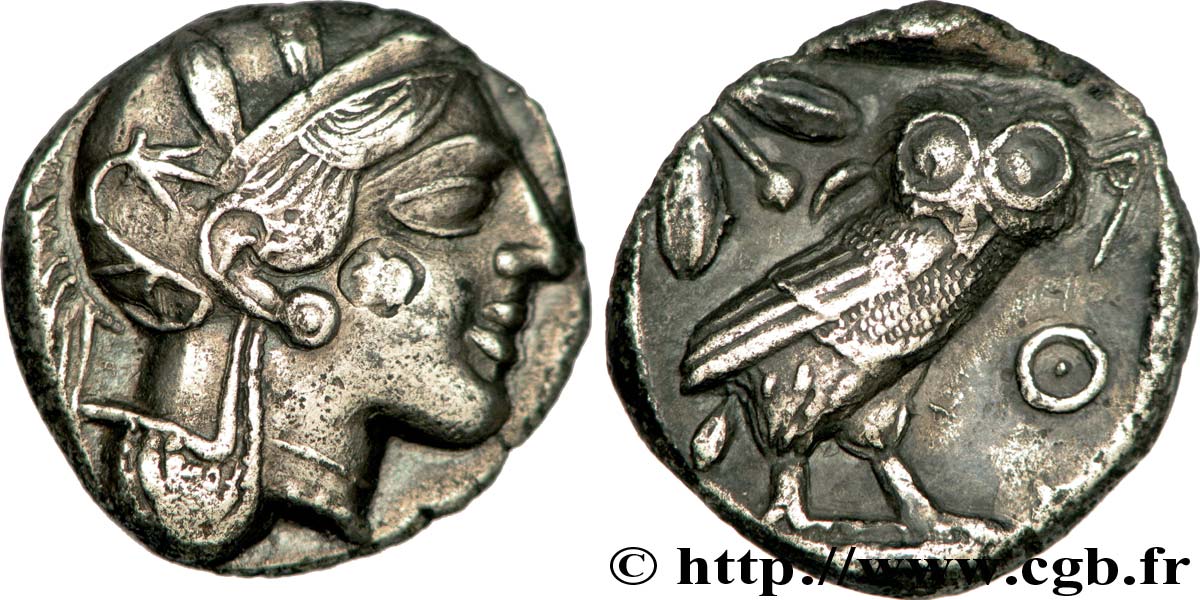 ATTICA - ATHENA Tétradrachme AU