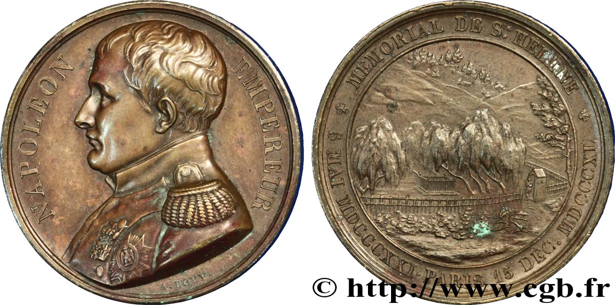 LOUIS-PHILIPPE I Médaille BR 41, Tombeau à Sainte-Hélène AU