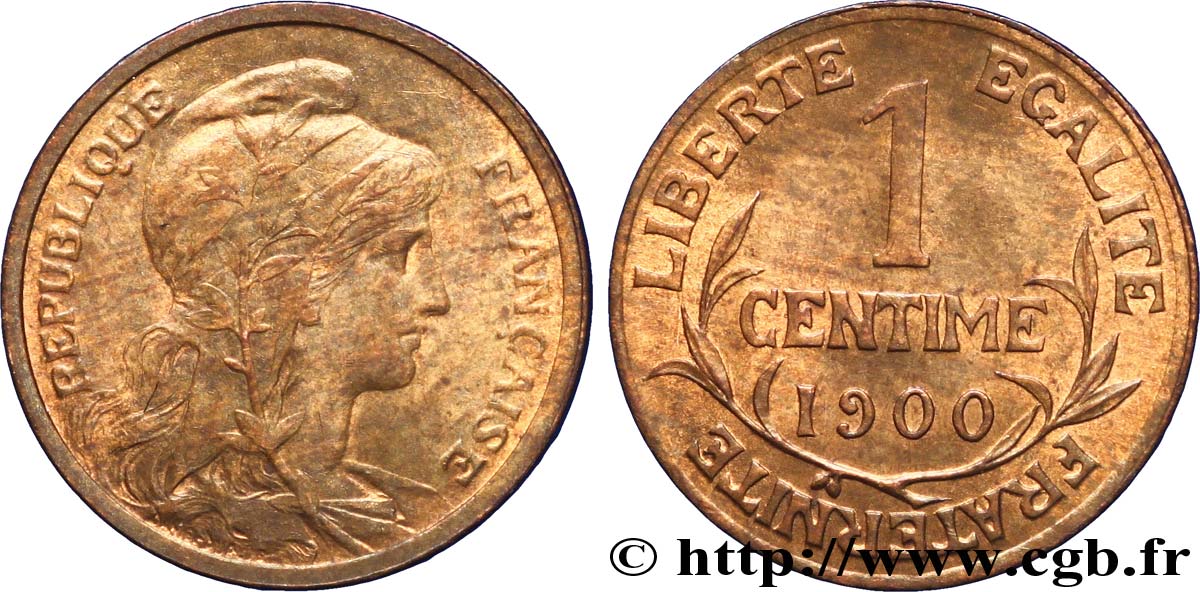 1 centime Daniel-Dupuis 1900  F.105/4 EBC 