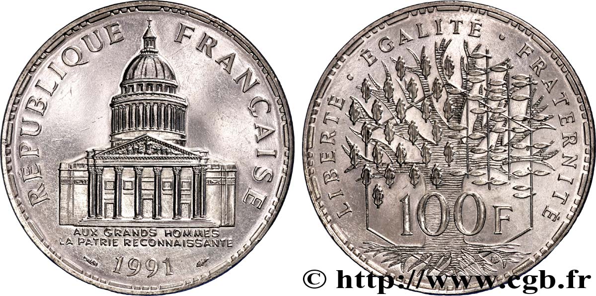 100 francs Panthéon 1991  F.451/11 MS 