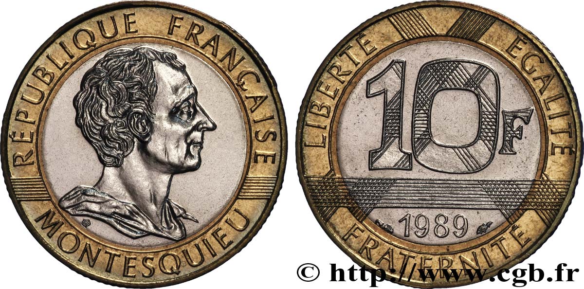 10 francs Montesquieu 1989  F.376/2 MS 