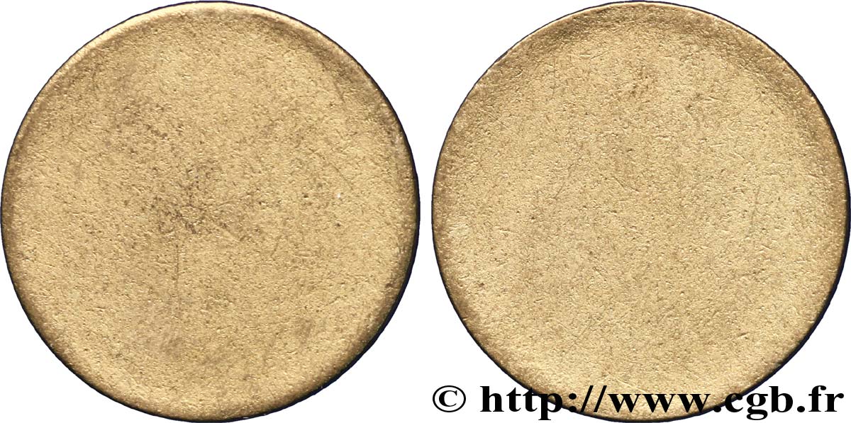 Flan de 5 centimes Marianne n.d.  F.125/- var. SPL 