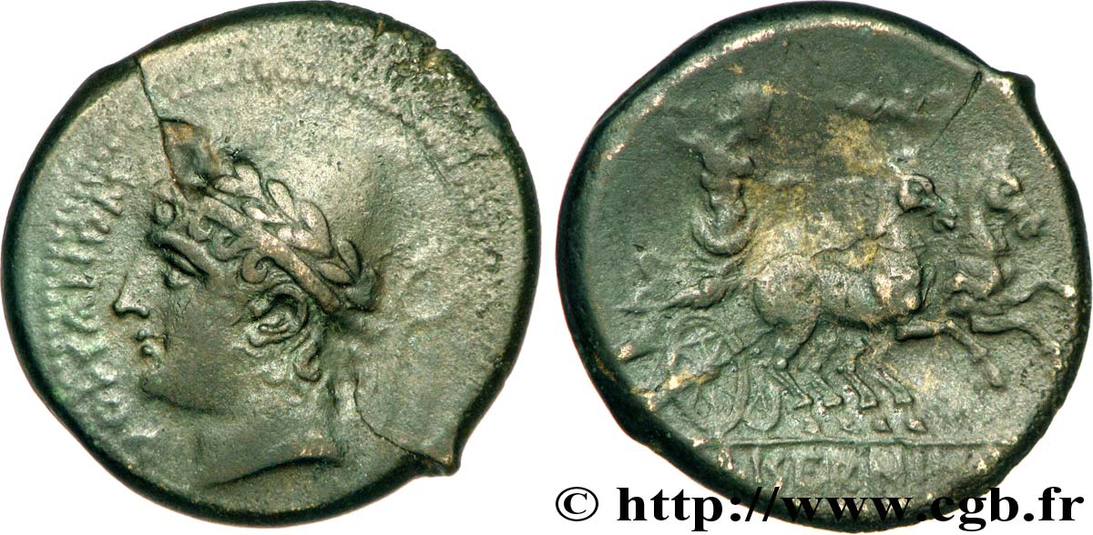 SAMNIUM - ÆSERNIA (Isernia) Litra, (MB, Æ 22) TTB