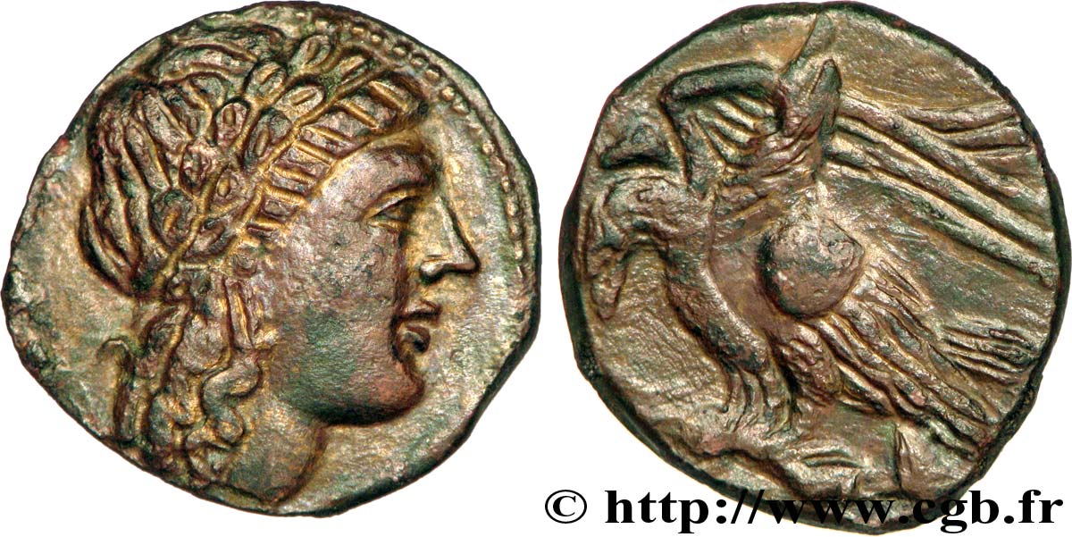 SICILIA - AGRIGENTO Hemilitron, (PB, Æ 19) EBC