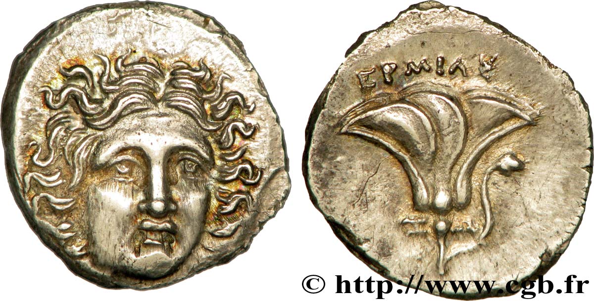 CARIA - CARIAN ISLANDS - RHODES Drachme MS