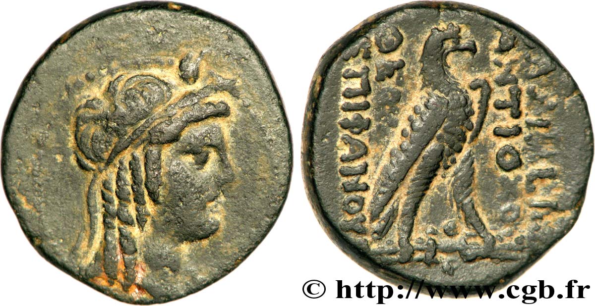 SYRIE - ROYAUME SÉLEUCIDE - ANTIOCHUS IV ÉPIPHANES Dichalque, (MB, Æ 25) TTB+